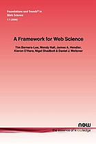 A framework for web science