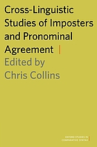 Cross-linguistic studies of imposters and pronominal agreement