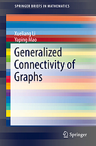 Generalized connectivity of graphs