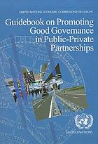 Guidebook on promoting good governance in public-private partnerships