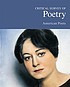 Critical survey of poetry. Critical survey of poetry.