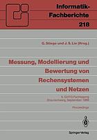 Messung Modellierung und Bewertung von Rechensystemen und Netzen : 5 Tagung : Papers
