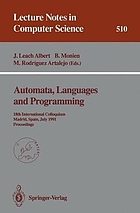 Automata, languages and programming : 18th International colloquium : Selected papers