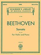 Sonatas for violin and piano : Sonata, op. 24