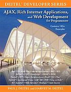 Ajax, rich Internet applications, and web development for programmers
