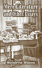 Mere literature, and other essays