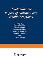 Evaluating the impact of nutrition and health programs