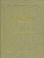 Les paladins : comédie lyrique