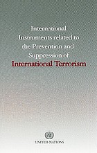 International instruments related to the prevention and suppression of international terrorism