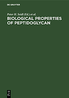 Biological properties of peptidoglycan : 2nd International workshop : Papers