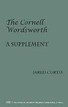 The Cornell Wordsworth : a supplement