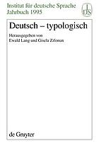 Deutsch - typologisch