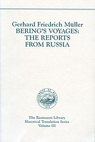Bering's voyages : the reports from Russia