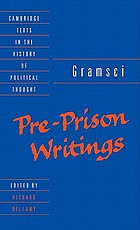 Antonio Gramsci : pre-prison writings
