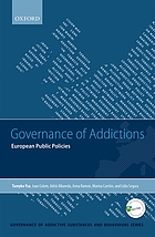 Governance of Addictions : European Public Policies