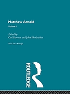 Matthew Arnold, prose writings : the critical heritage