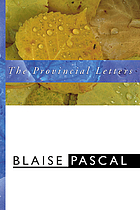 Pensées : The provincial letters