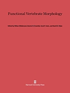 Functional vertebrate morphology