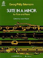 Suite, A minor, for flute and string orchestra