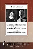 Cartesian linguistics : a chapter in the history of rationalist thought