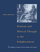 Rameau and musical thought in the Enlightenment