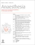 Anaesthesia : the official journal of the Association of Anaesthesists of Great Britain and Ireland.