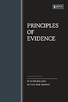 Front cover image for Principles of evidence