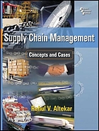 Supply chain management - concepts and cases.
