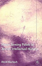 Major turning points in Jewish intellectual history