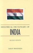 Historical dictionary of India