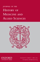 Journal of the history of medicine and allied sciences