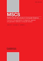 Mathematical structures in computer science : MSCS.