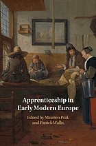 Apprenticeship in early modern Europe