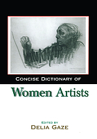 Front cover image for Concise dictionary of women artists