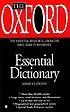 The Oxford essential dictionary. 