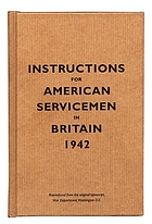 Instructions for American servicemen in Britain 1942.
