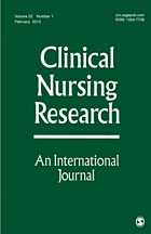 Clinical nursing research.