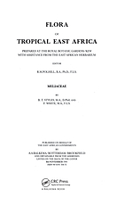 Flora of tropical East Africa