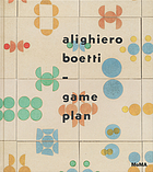 Alighiero Boetti : game plan