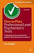 How to pass professional level psychometric tests... by  Sam Al-Jajjoka 
