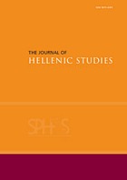 The journal of Hellenic studies.