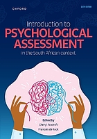 Front cover image for Introduction to psychological assessment : in the South African context