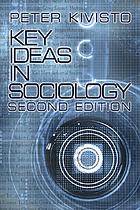 Key ideas in sociology