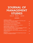 Journal of management studies.