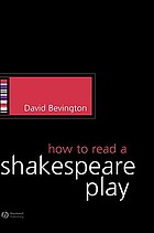How to read a Shakespeare play