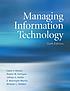 Managing information technology by  Carol V Brown 