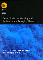 Financial markets volatility and performance in emerging economies