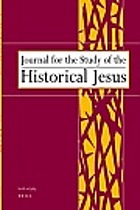 Journal for the study of the historical Jesus.
