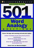 501 word analogy questions.