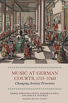 Music at German courts : 1715-1760 ; changing artistic priorities